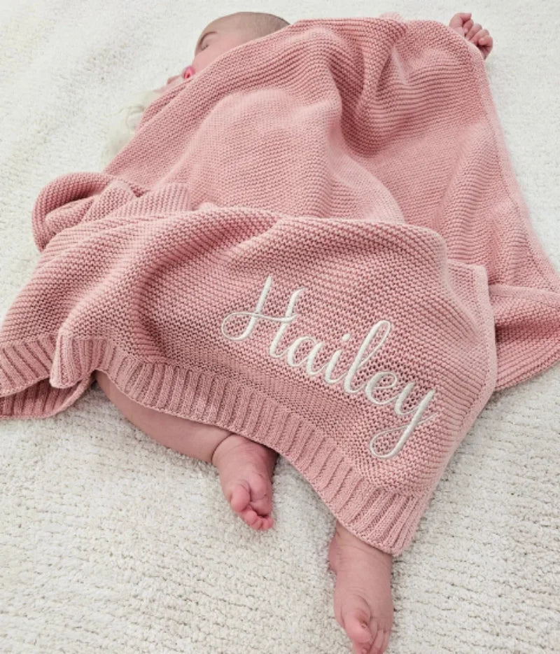 Embroidered Baby Blanket