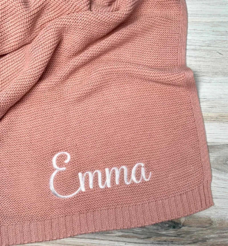 Embroidered Baby Blanket