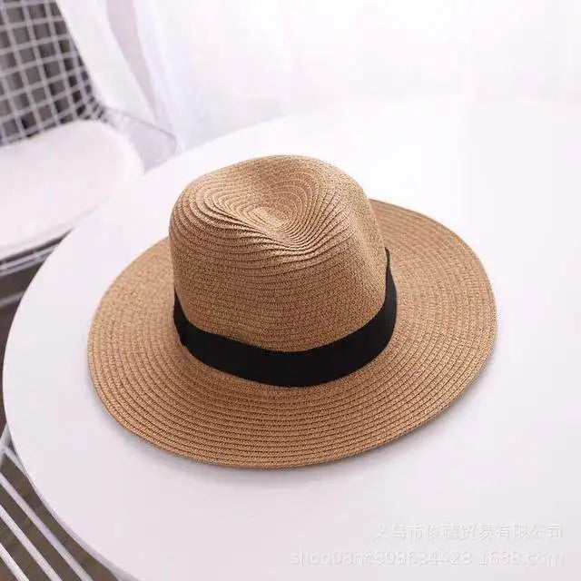 Custom Letters Women's Beach Summer Sun Hat